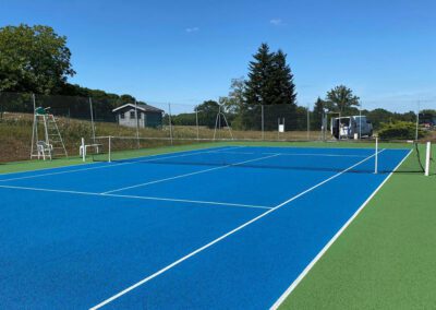 Béton poreux bicolore