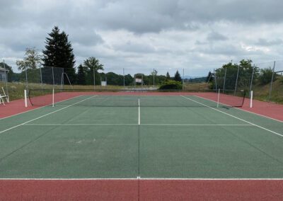 Rénovation peinture terrain AVANT