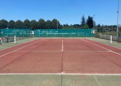 Rénovation peinture terrain AVANT