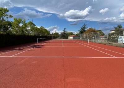 Béton poreux rouge brique